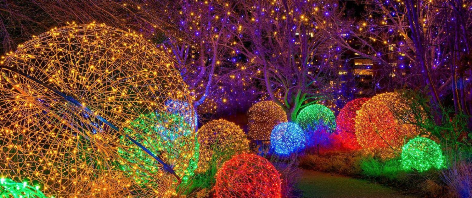 Glowing Trees and Bushes